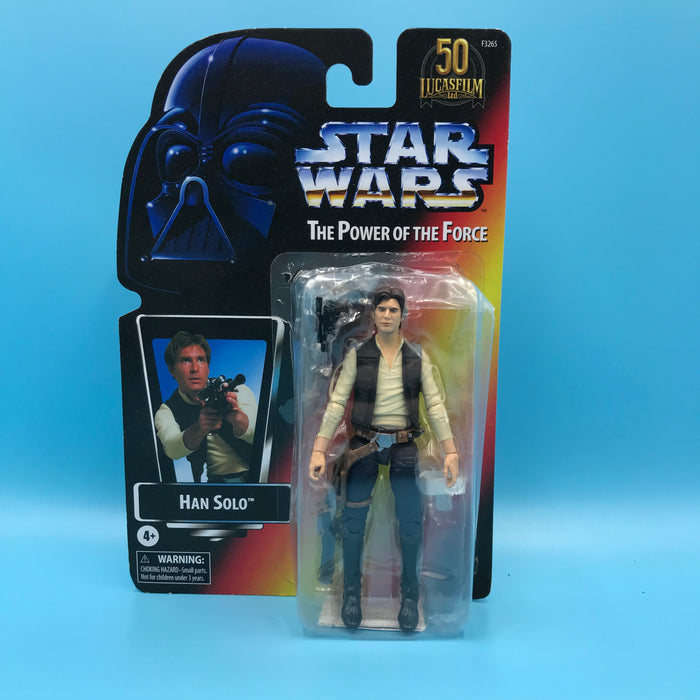 GARAGE SALE - Star Wars 50th Anniversary Black Series 6" Han Solo (Power of the Force Ver.) - Sure Thing Toys