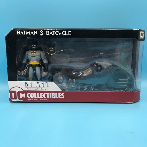 GARAGE SALE - DC Collectibles Batman: The Animated Series Batman with Batcycle Action Figure Set - Sure Thing Toys