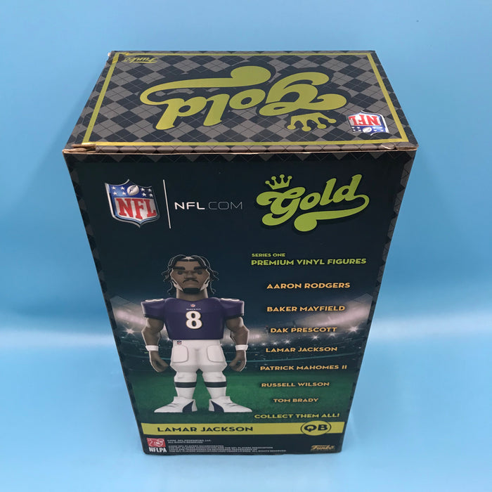 GARAGE SALE - Funko Gold NFL: Baltimore Ravens - Lamar Jackson 12-inch Vinyl Figure - Sure Thing Toys