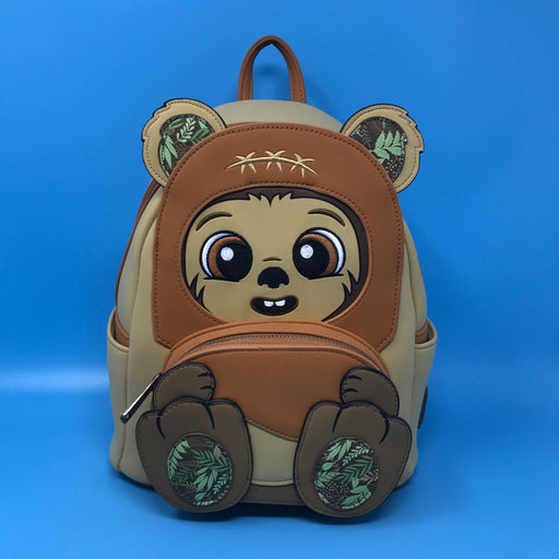 GARAGE SALE - Loungefly Star Wars - Wicket Footsie Cosplay Mini Backpack - Sure Thing Toys