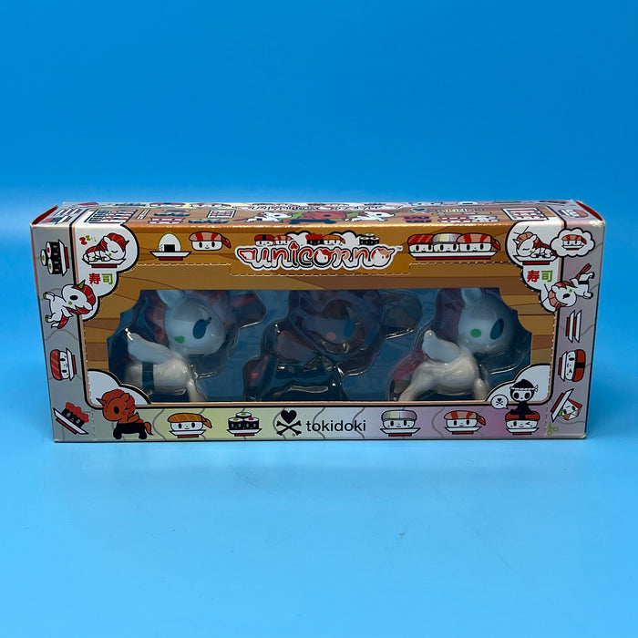 GARAGE SALE - Tokidoki Unicorno Series Sushicorno Collectible Vinyl 3-Pack Set - Sure Thing Toys