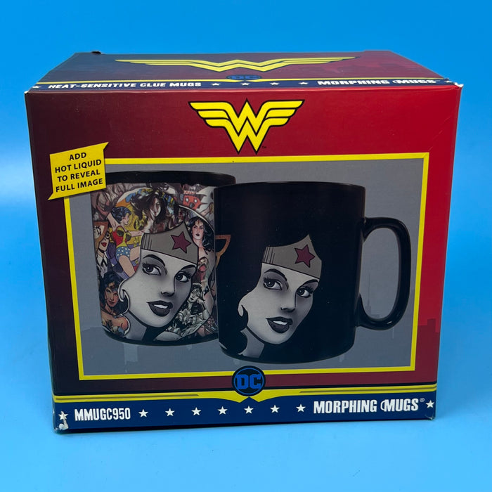 GARAGE SALE - Morphing Mugs DC Comics Wonder Woman "Paper Cut" 16-oz Heat-Activated Mug - Sure Thing Toys
