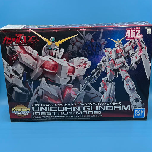 GARAGE SALE - Bandai Hobby Gundam UC Unicorn Gundam (Destroy Mode) 1/48 Mega-Size Model Kit - Sure Thing Toys
