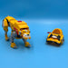 GARAGE SALE - Playmates Voltron Legendary Defender Yellow Lion Figure - Sure Thing Toys