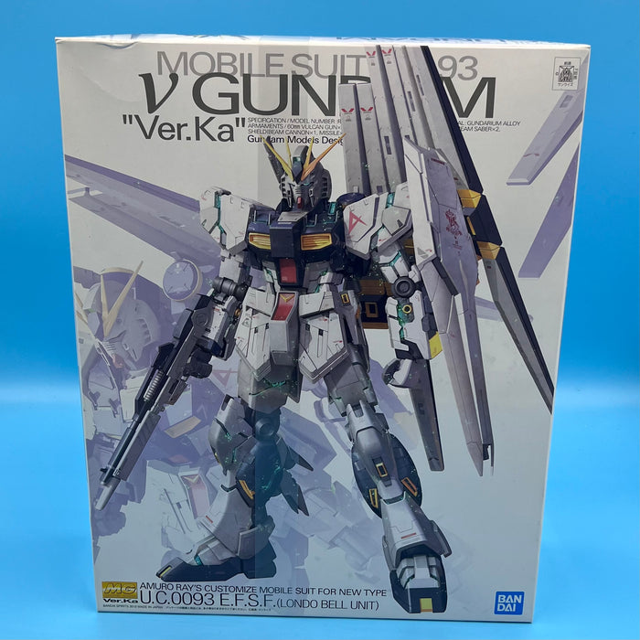 GARAGE SALE - Bandai Hobby Char's Counterattack RX-93 Nu Gundam Ver.Ka 1/100 MG Model Kit - Sure Thing Toys