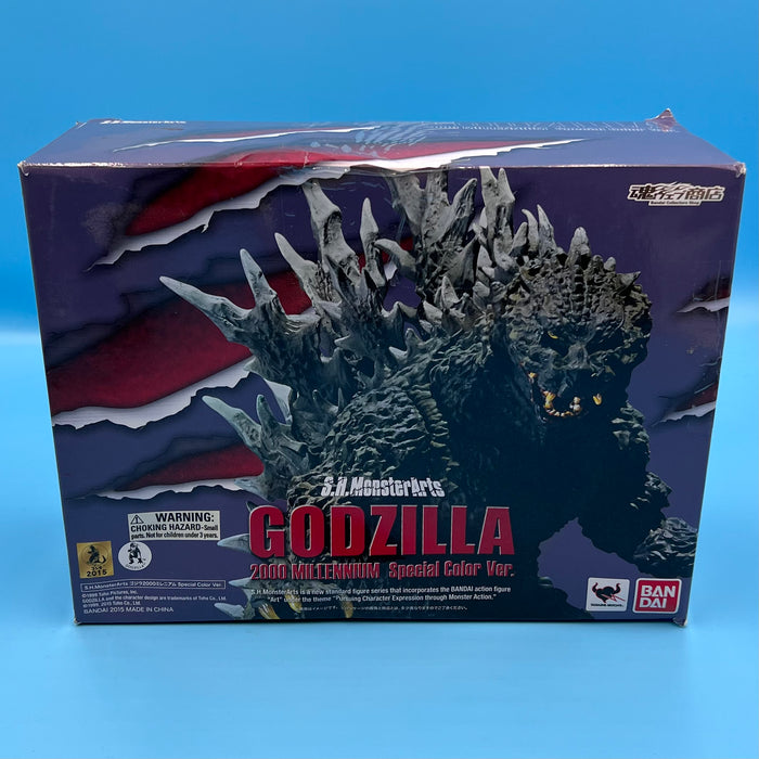 GARAGE SALE - Bandai Tamashii Nations MonsterArts Godzilla 2000 Millennium Special Color Version S.H. Figuarts - Sure Thing Toys