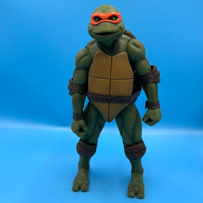 GARAGE SALE - NECA Teenage Mutant Ninja Turtles (1990 Movie) 1/4 Scale Michelangelo - Sure Thing Toys