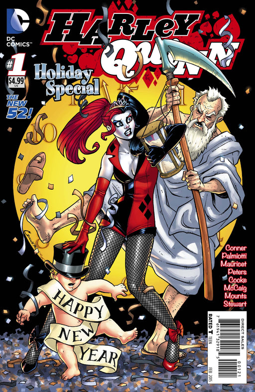 DC Comics Harley Quinn Holiday Special #1 (Amanda Conner New Years Eve Variant 2015) - Sure Thing Toys