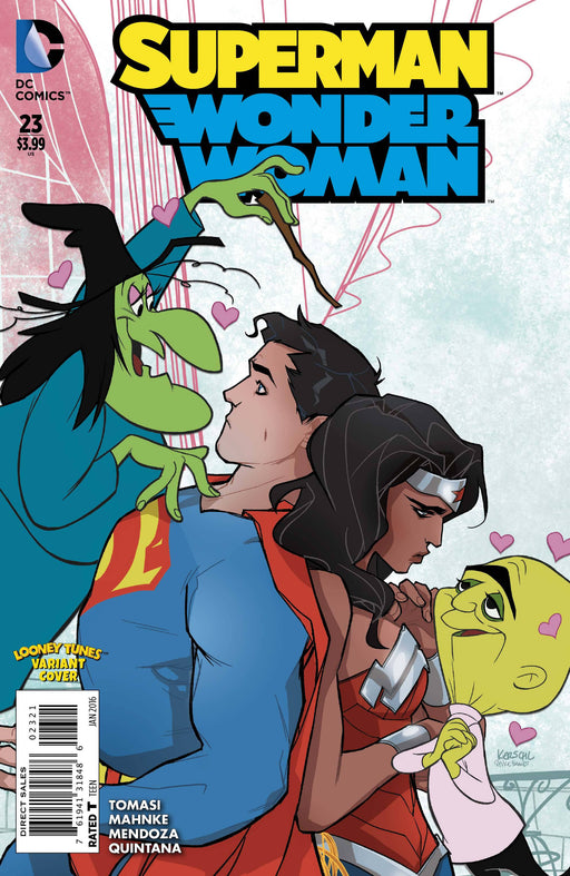 DC Comics Superman/Wonder Woman #23 (2015 Witch Hazel Looney Tunes Variant) - Sure Thing Toys