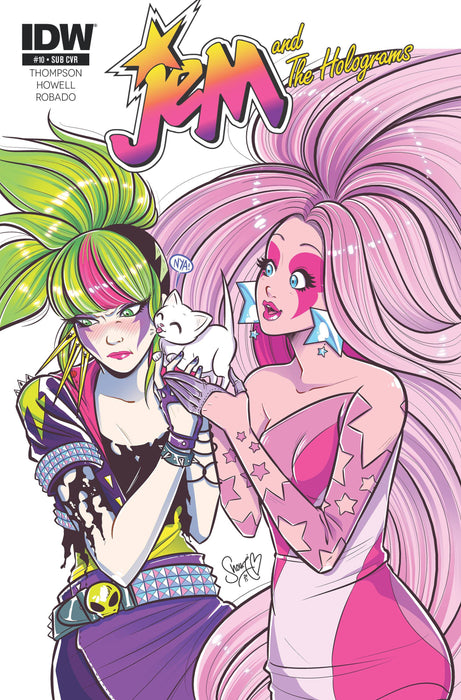 IDW Jem and the Holograms #10 (2015, Sub Variant) - Sure Thing Toys