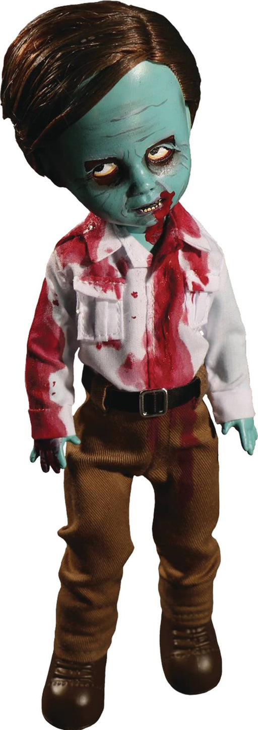 MEZCO Toys Living Dead Dolls Presents: George A. Romero's Dawn of the Dead - Fly Boy (Plaid Shirt Zombie) - Sure Thing Toys