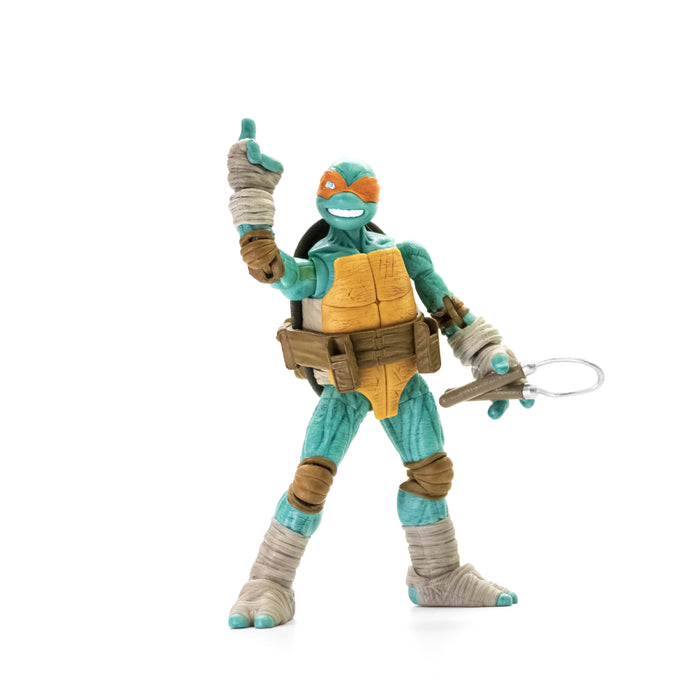 The Loyal Subjects BST AXN Series: TMNT- Michaelangelo 5-inch Action Figure (SDCC 2023 Exclusive) - Sure Thing Toys