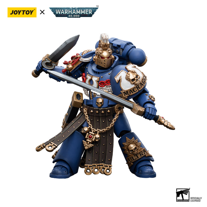 Joy Toy Warhammer 40k - Ultramarines Honour Guard Chapter Champion 1/18 Scale Action Figures - Sure Thing Toys
