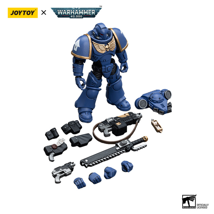 Joy Toy Warhammer 40k - Ultramarines Intercessors 1/18 Scale Action Figures - Sure Thing Toys