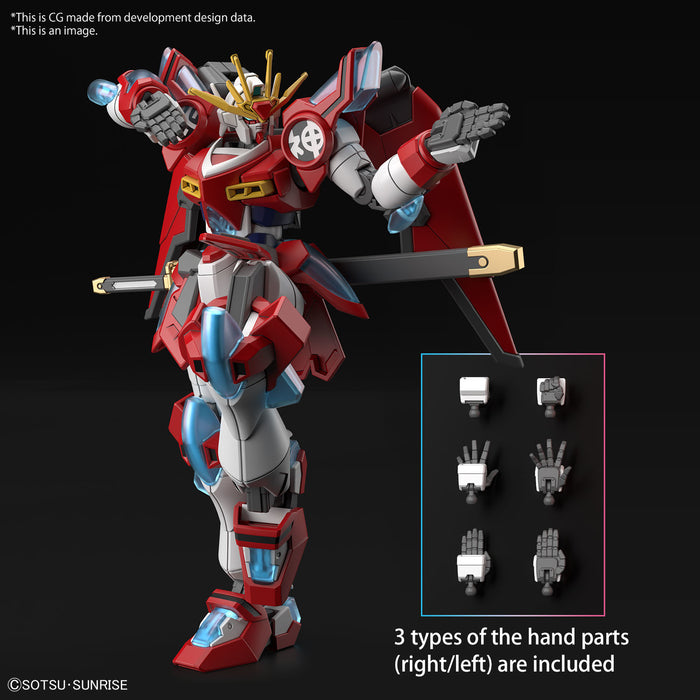 Bandai Hobby Gundam Build Metaverse - Build Shin Burning Gundam 1/144 HG Model Kit - Sure Thing Toys