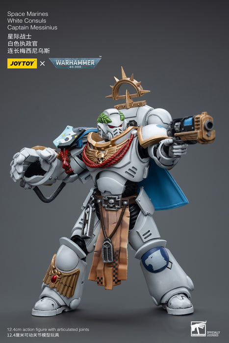 Joy Toy Warhammer 40k - White Consuls Captain Messinius 1/18 Scale Action Figure - Sure Thing Toys