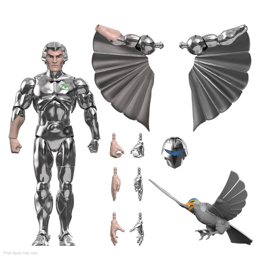 Super7 Ultimates 7-inch Series Silver Hawks Wave 4 Action Figure - Quicksilver (Toy Color Ver.) - Sure Thing Toys