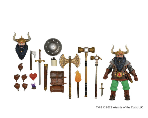 NECA Dungeons & Dragons - Elkhorn The Good Dwarf Fighter Ultimate 7-inch Action Figure - Sure Thing Toys