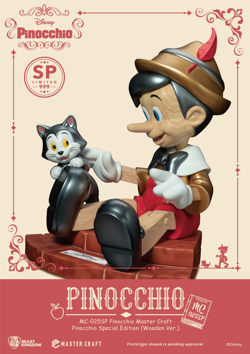 Beast Kingdom Disney Master Craft - MC-025SP Pinocchio (Wooden Ver.) Statue - Sure Thing Toys