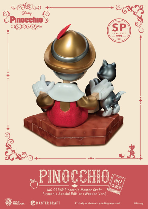Beast Kingdom Disney Master Craft - MC-025SP Pinocchio (Wooden Ver.) Statue - Sure Thing Toys