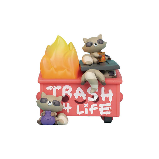 100% Soft Trash Panda Dumpster Fire Figure - Sure Thing Toys