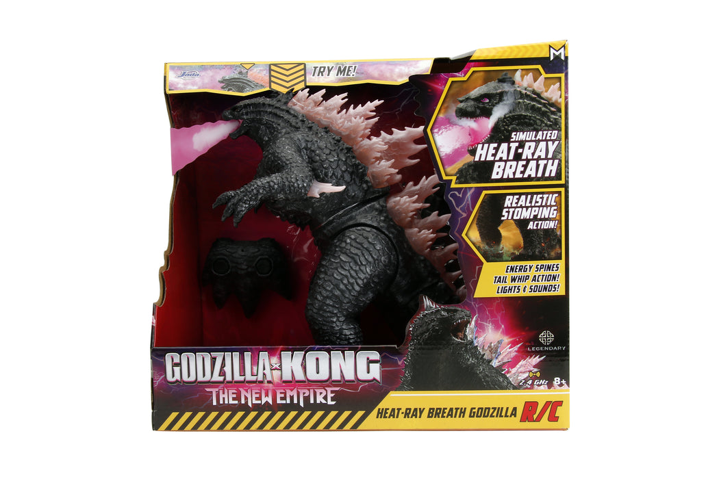 Jada Toys Godzilla x Kong: The New Empire Heat-Ray Breath Godzilla R/C Action Figure - Sure Thing Toys