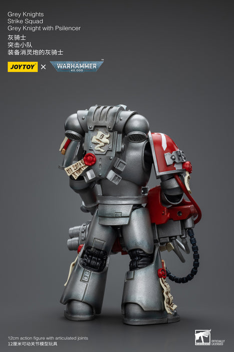 Joy Toy  Warhammer 40k - Grey Knights Strike Squad Grey Knight with Psilencer 1/18 Scale Action Figures - Sure Thing Toys