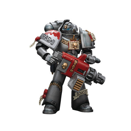 Joy Toy  Warhammer 40k - Grey Knights Strike Squad Grey Knight with Psycannon 1/18 Scale Action Figures - Sure Thing Toys