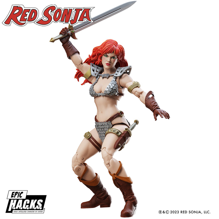 Boss Fight Epic H.A.C.K.S  - Red Sonja 1/12 Deluxe Action Figure - Sure Thing Toys