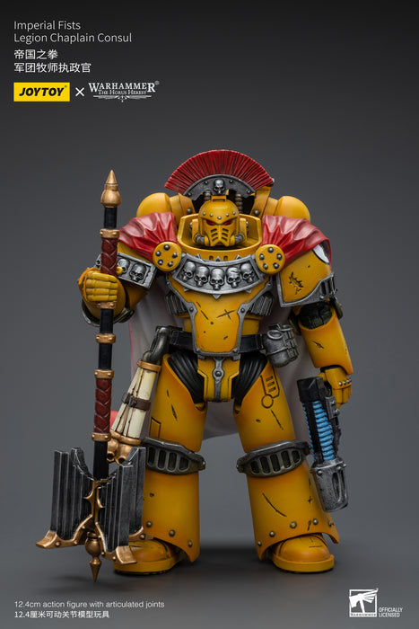 Joy Toy  Warhammer 40k The Horus Heresy - Imperial Fists Chaplain Consul 1/18 Scale Action Figure - Sure Thing Toys