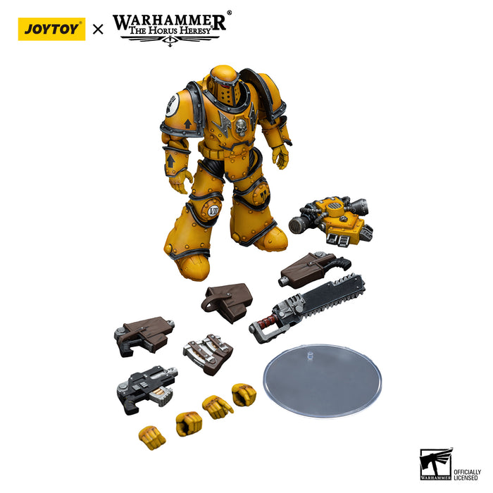 Joy Toy  Warhammer 40k The Horus Heresy - Imperial Fists MKIII Despoiler Chainsword 1/18 Scale Action Figure - Sure Thing Toys