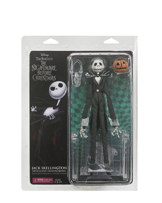 NECA - Nightmare Before Christmas - Jack Skellington With Pumpkin 9-in Clothed Action Figure - Sure Thing Toys