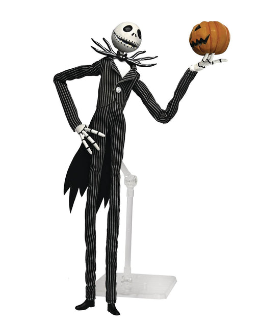 NECA - Nightmare Before Christmas - Jack Skellington With Pumpkin 9-in Clothed Action Figure - Sure Thing Toys