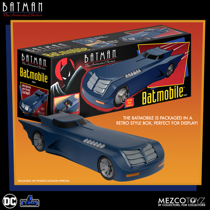 Mezco 5 Points: Batman: The Animated Series Batmobile Action Figure - Sure Thing Toys