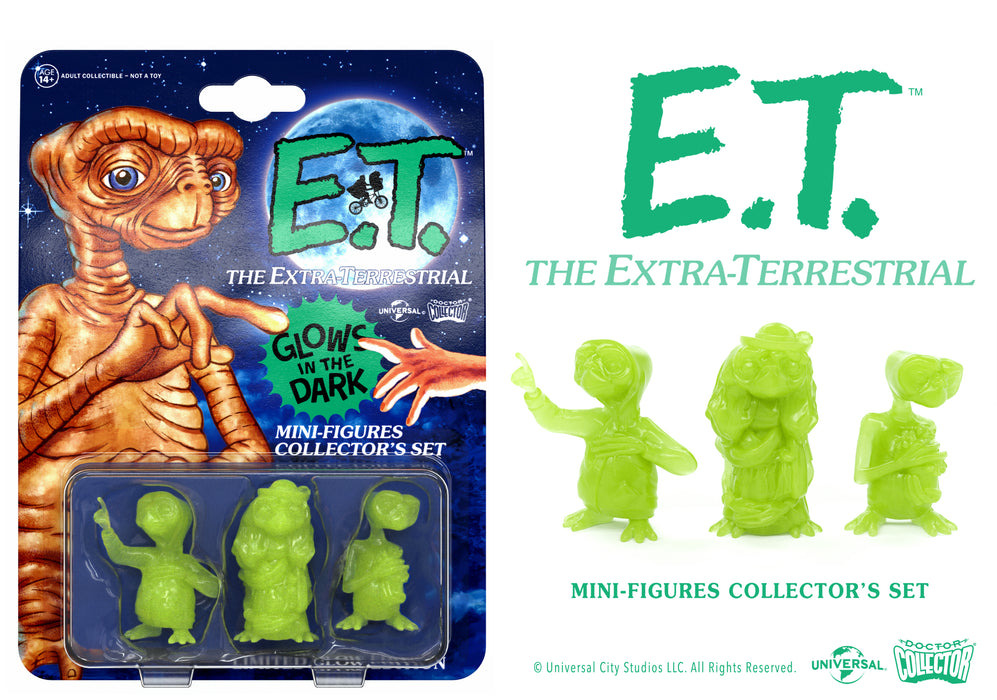 Doctor Collector E.T. The Extra-Terrestrial - E.T. Mini Figures (GITD Ver.) Set - Sure Thing Toys
