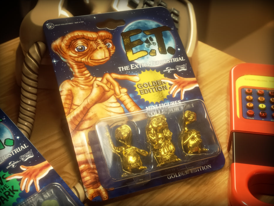 Doctor Collector E.T. The Extra-Terrestrial - E.T. Mini Figures (Gold Ver.) Set - Sure Thing Toys
