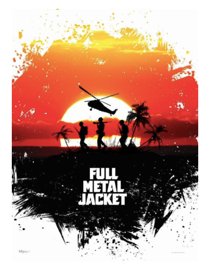 MightyPrint Full Metal Jacket - Sunset Chopper Wall Art - Sure Thing Toys
