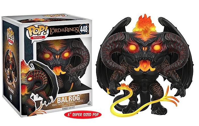 Funko Pop! Movies: The Lord of The Rings - Balrog (6-inch Super-Sized Pop) - Sure Thing Toys