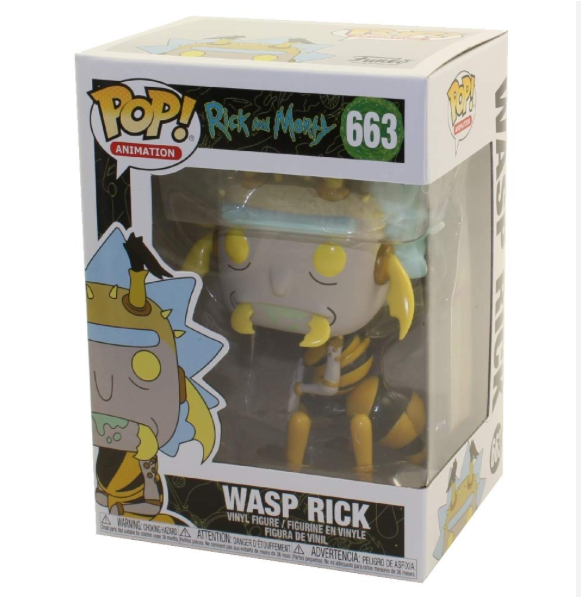 Funko Pop! Animation: Rick and Morty - Wasp Rick - Sure Thing Toys