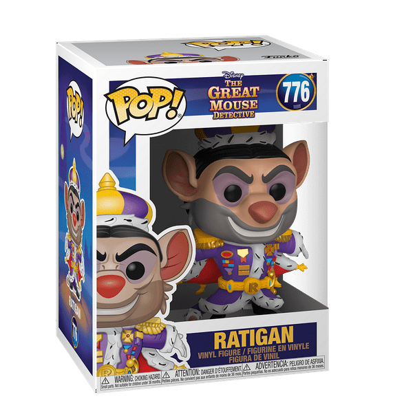 Funko Pop! Disney: The Great Mouse Detective - Ratigan - Sure Thing Toys