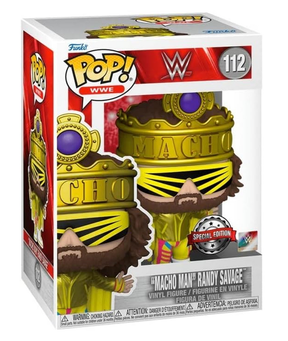 Funko Pop! WWE - King "Macho Man" Randy Savage Metallic - Sure Thing Toys