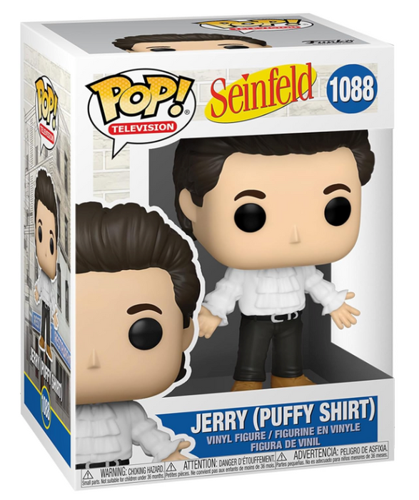 Funko Pop! Television: Seinfeld - Jerry (Puffy Shirt Ver.) - Sure Thing Toys