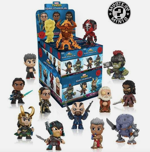 Funko Thor Ragnarok Mystery Minis Display Lot of 12 Blind Box Figures - Sure Thing Toys