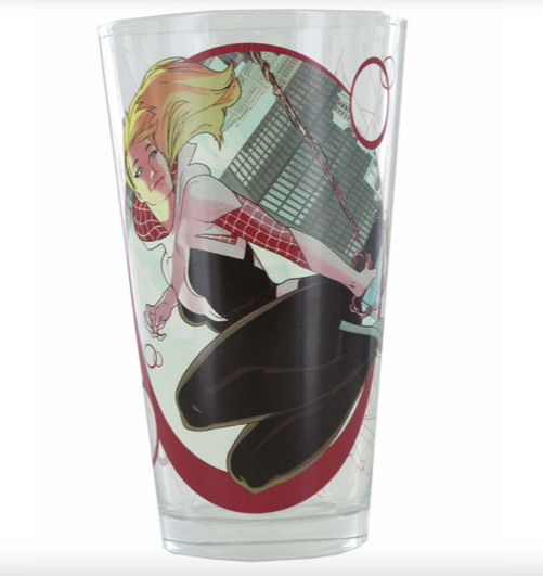 Marvel Spider-Gwen 16-oz. Pint Glass - Sure Thing Toys