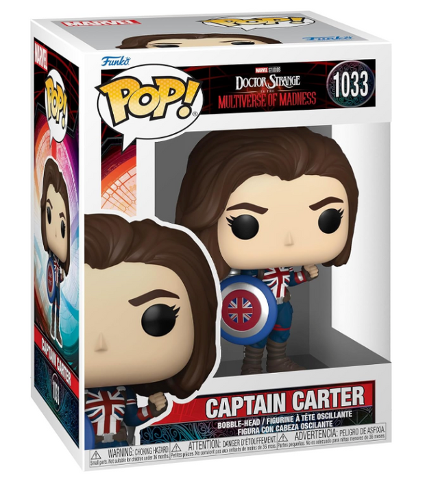 Funko Pop! Doctor Strange in the Multiverse of Madness! - Captain Carter - Sure Thing Toys