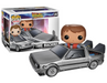 Funko Pop! Rides: Back to the Future - Delorean Time Machine with Marty - Sure Thing Toys