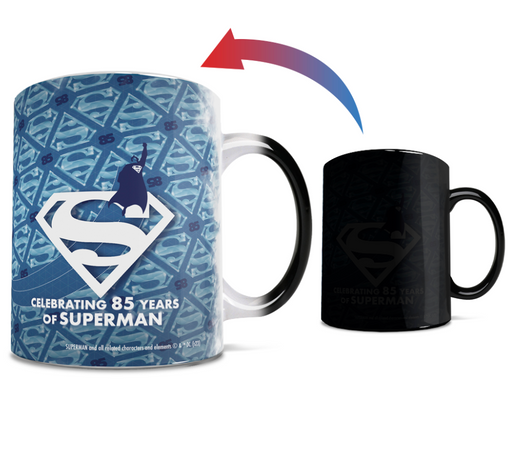 Morphing Mugs DC Comics Superman's 85th Anniversary Heat-Sensitive Mug (2023 SDCC Exclusive) - Sure Thing Toys