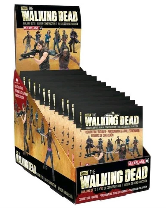 McFarlane Toys The Walking Dead TV Series 2 Blind Bag Building Set Collectible Figure Display (Case of 24) - Sure Thing Toys