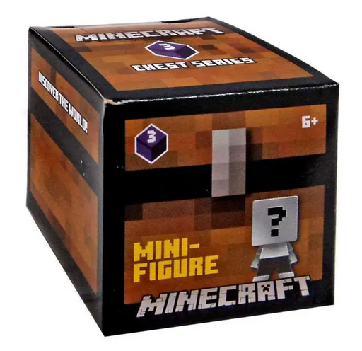 Mattel Minecraft Mystery Mini Chest (Purple) Series 3 Blind Box - Sure Thing Toys