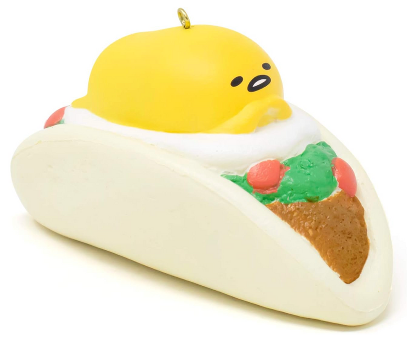 Sanrio Gudetama: The Lazy Egg Squishy Diner Keychain - Taco Gudetama - Sure Thing Toys